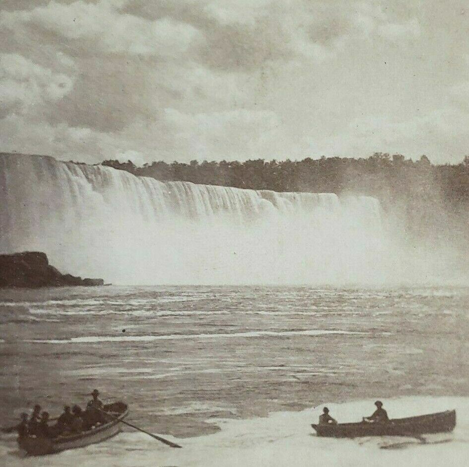 Niagara American Falls From Canada Building George Curtis Photo Stereoview A153