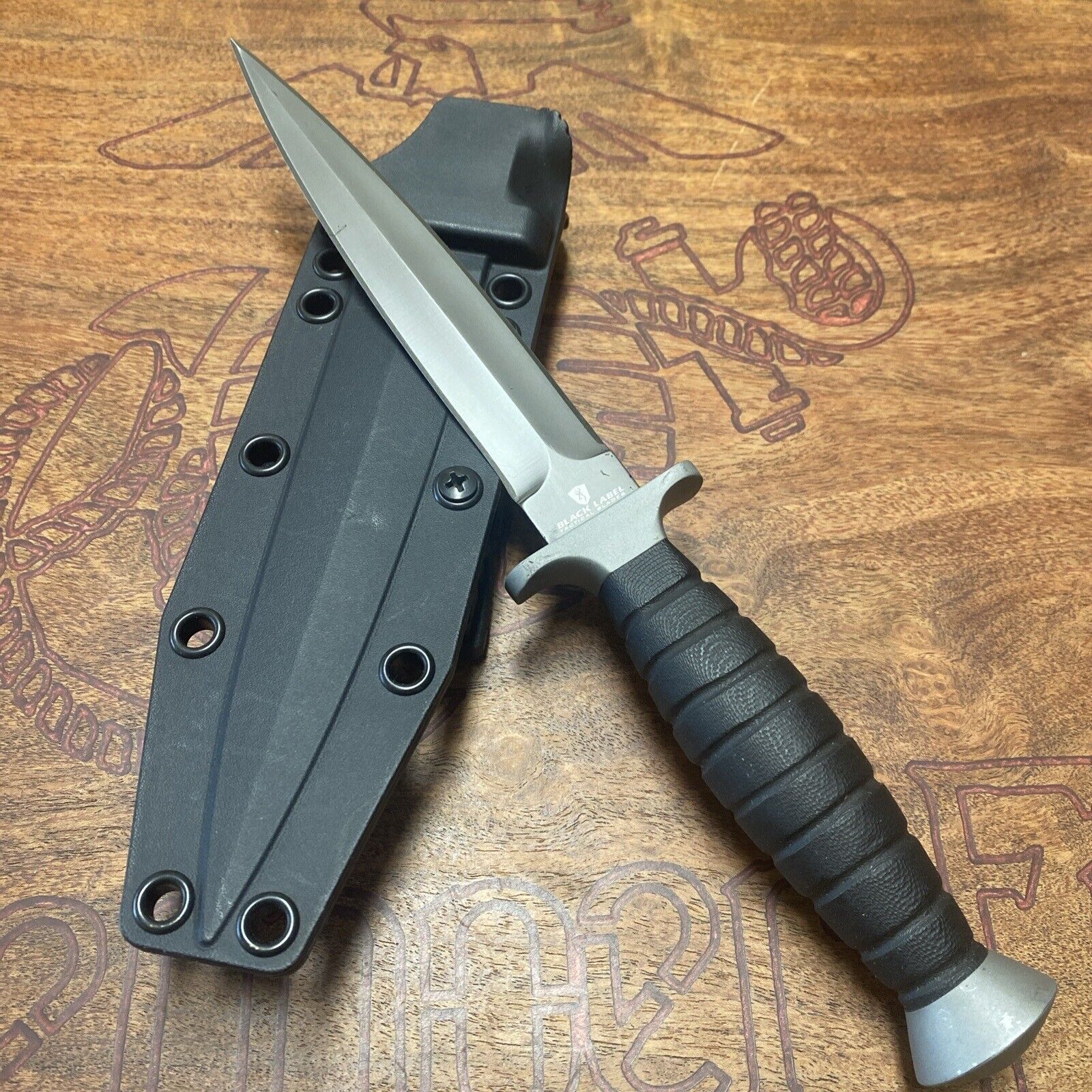 RARE/DISCONTINUED Browning Black Label Backlash Fixed Blade Combat Dagger/Knife