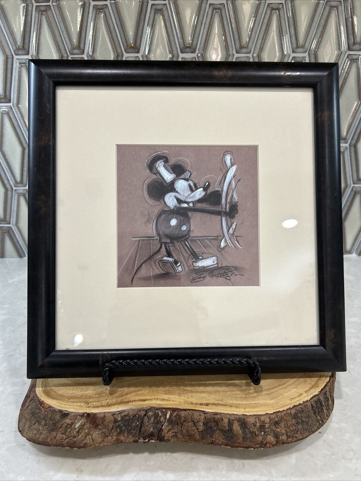 Disney Mickey Mouse “Steamboat Willie” Giclée By Eric Robson