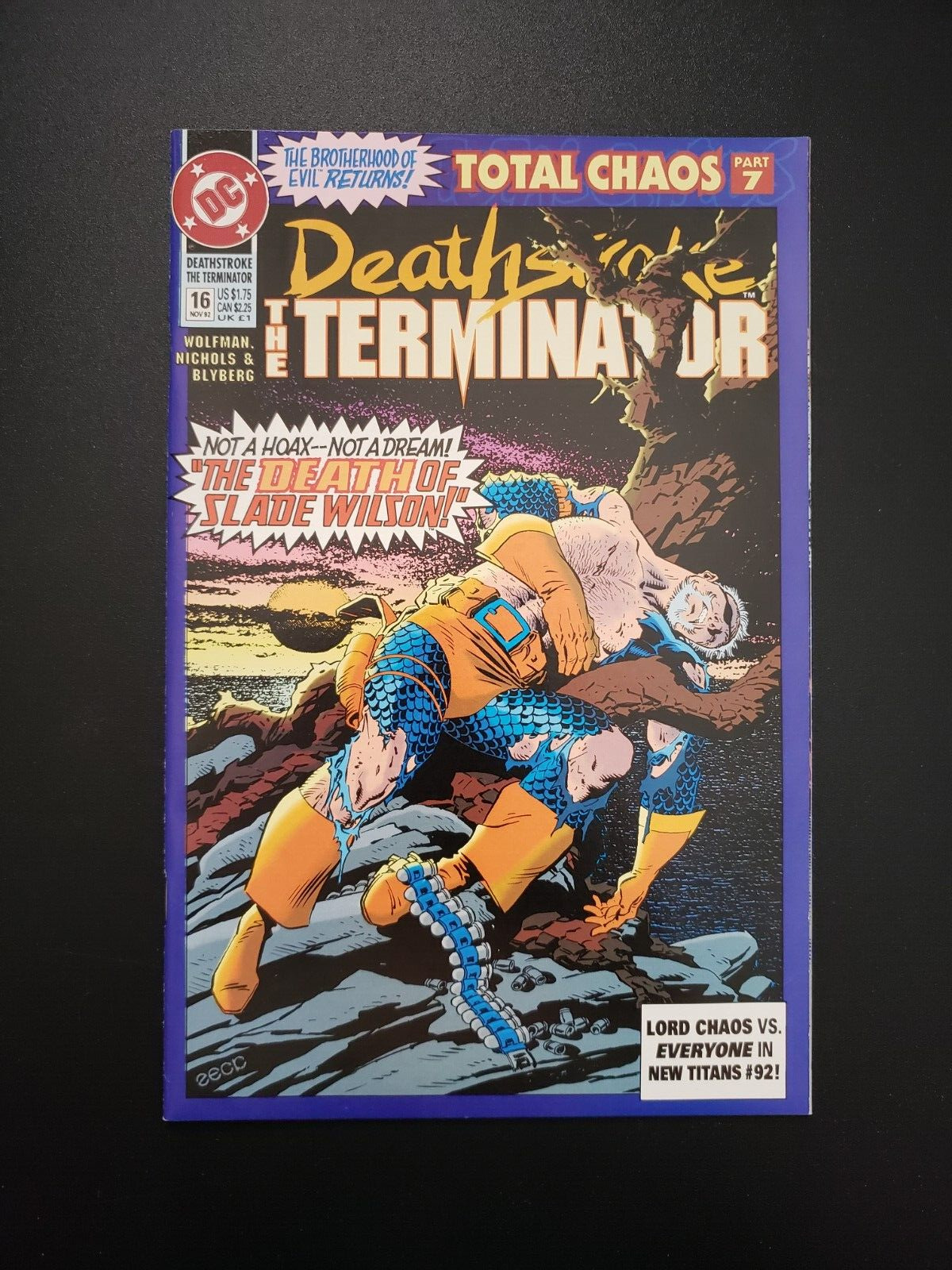 Deathstroke the Terminator #15 - DC Comics 1992 - 1st App Rose Wilson