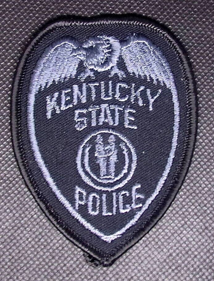 KENTUCKY STATE POLICE EMBROIDERED SMALL HAT PATCH - 3 1/4\