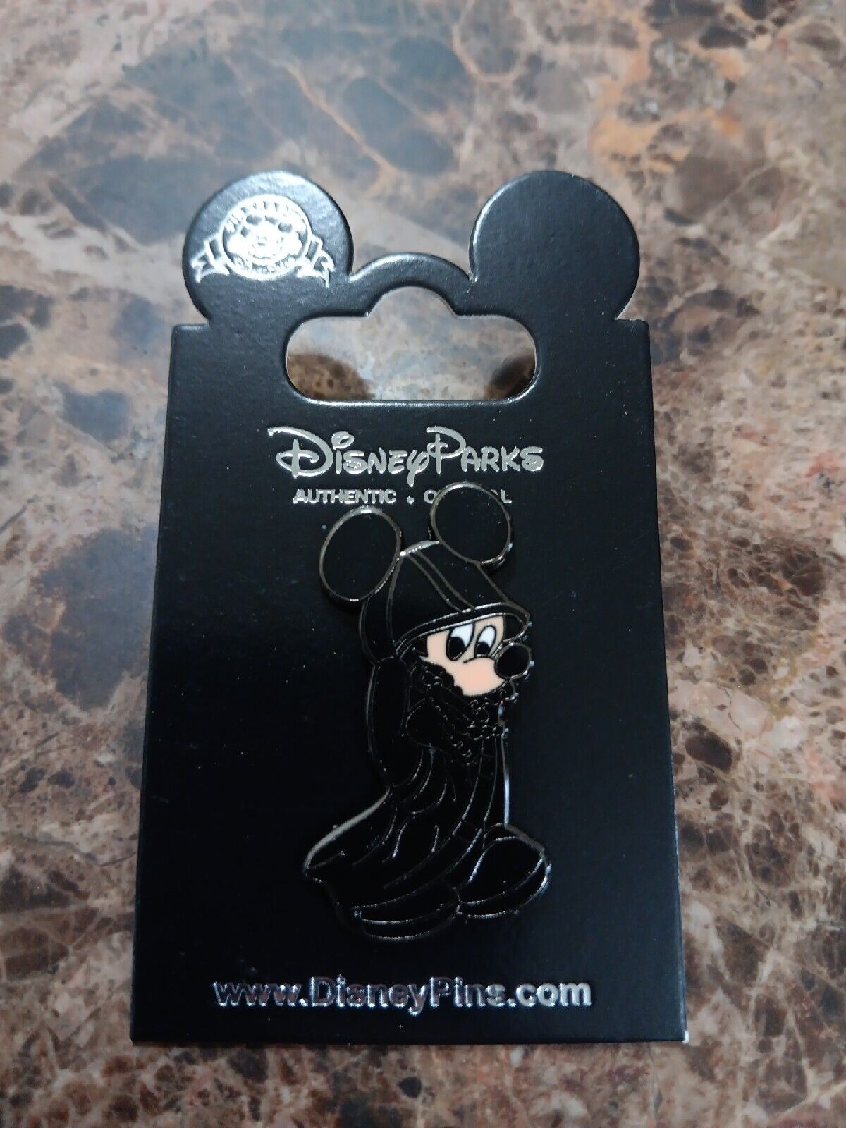 🖤 Kingdom Hearts Mickey Mouse Black Cloak Disney Pin