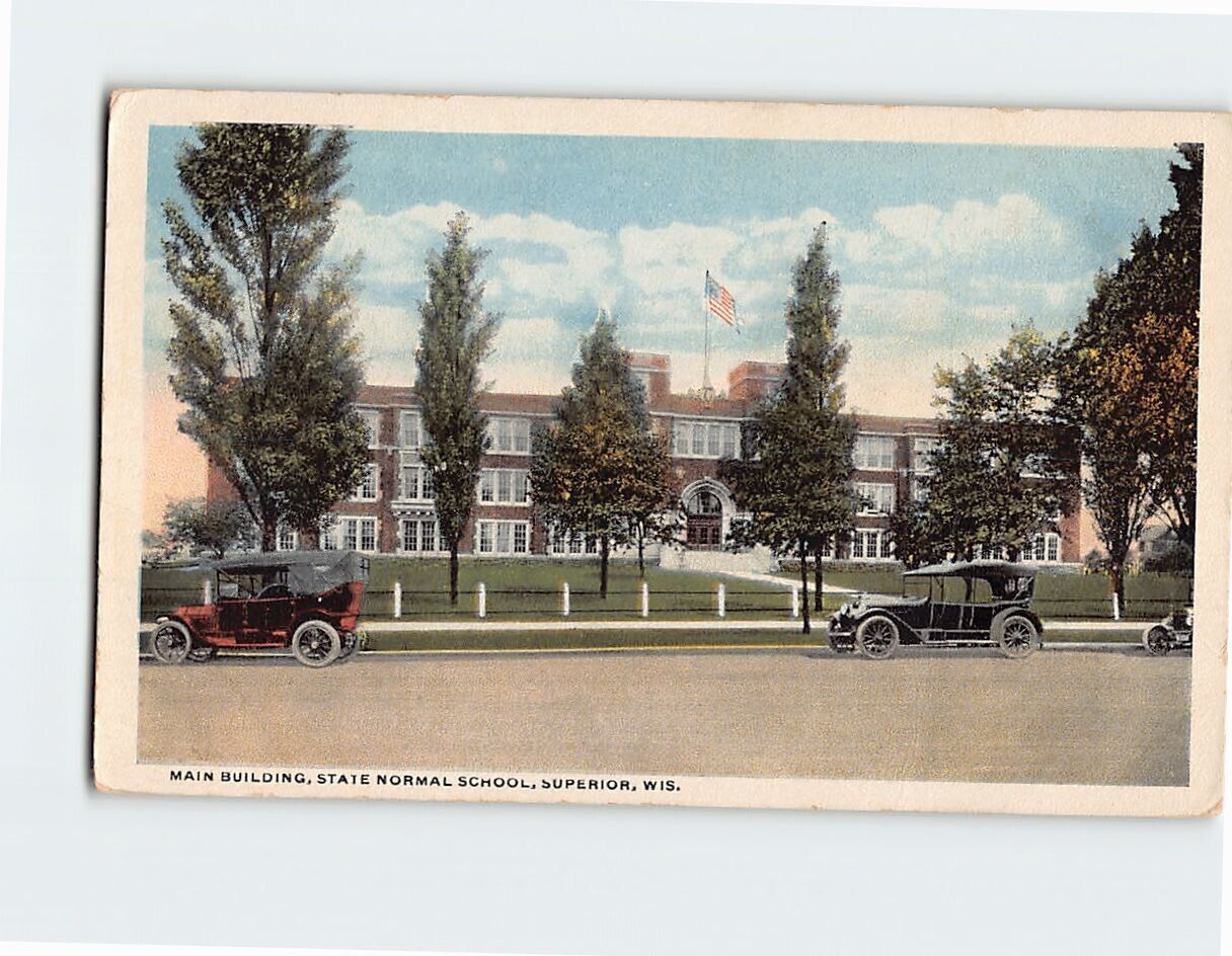 Postcard Main Building State Normal School Superior Wisconsin USA North America