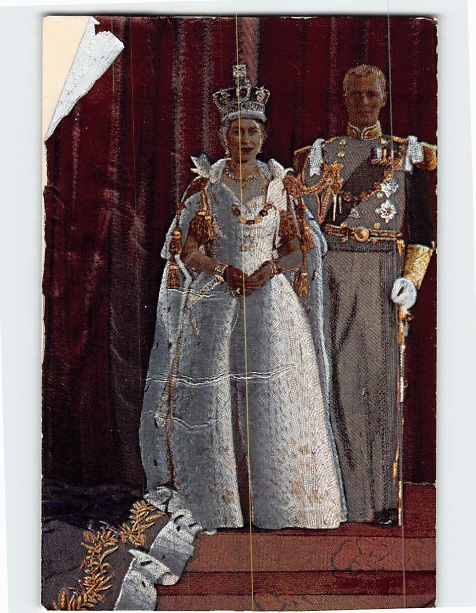 Postcard HM Queen Elizabeth II & HRH Duke of Edinburgh