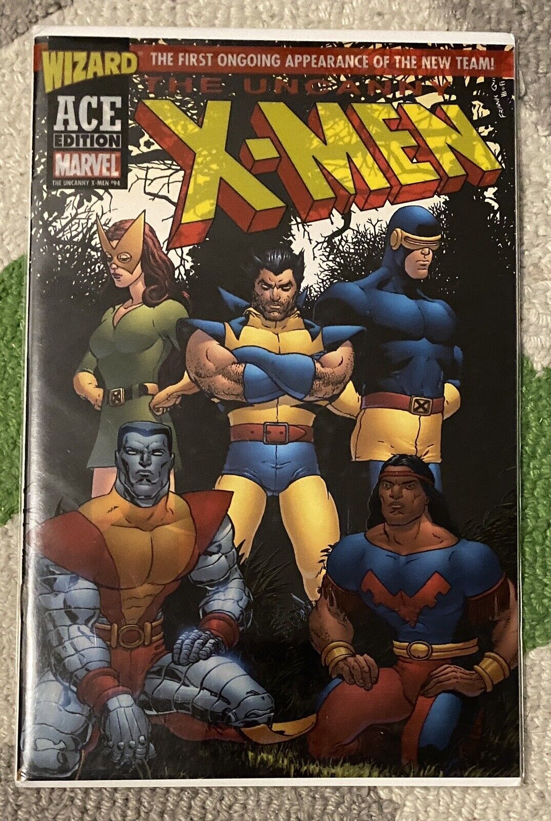 UNCANNY X-MEN #94 WIZARD ACE Edition  - Marvel - Frank Quitely Cover - Grade VF