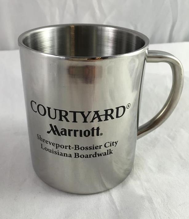 NEW Marriott Courtyard Shreveport-Bossier City Louisiana Boardwalk Steel Mug