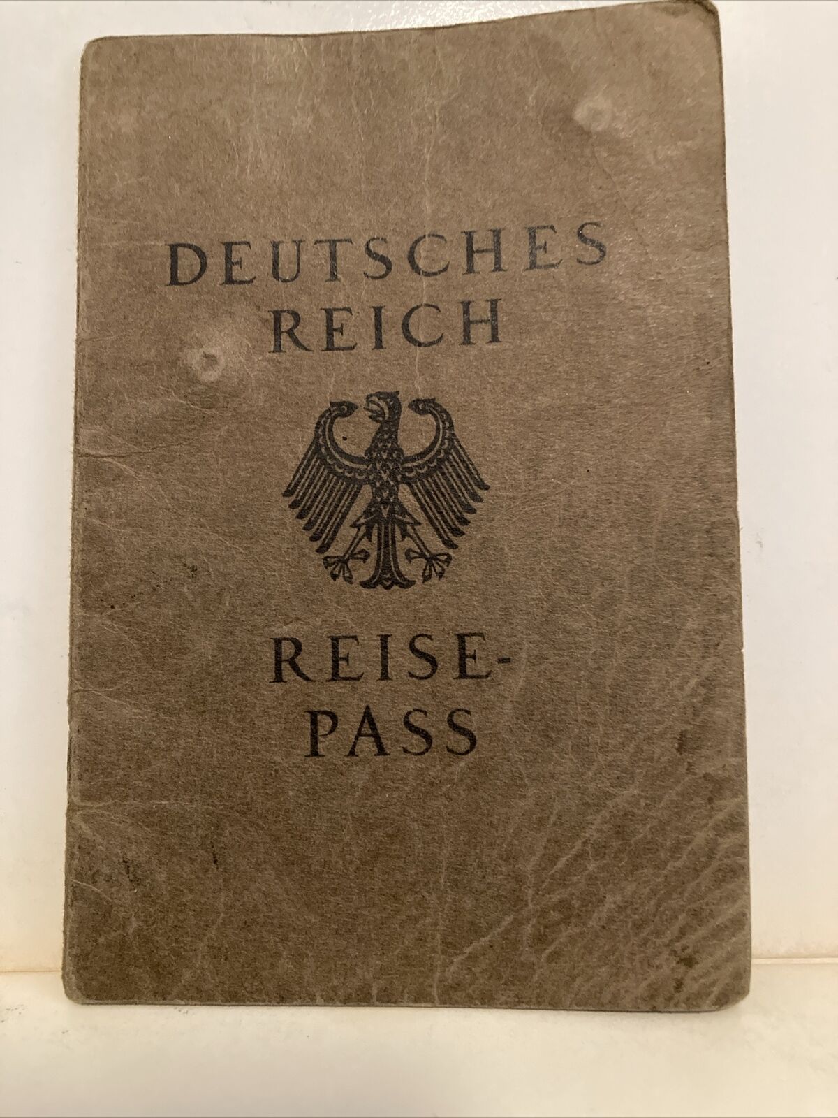 Vintage 1929 German Passport Married Couple