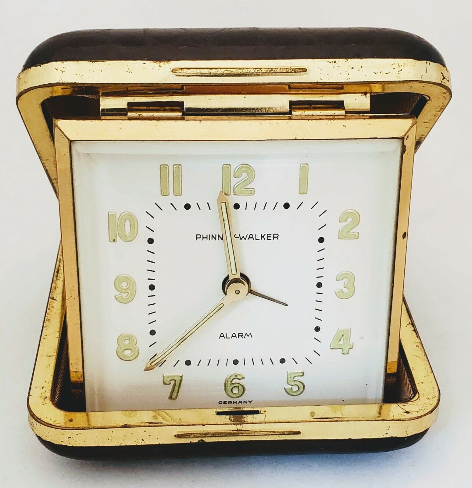 Phinney-Walker Vintage Travel Alarm Clock from Germany