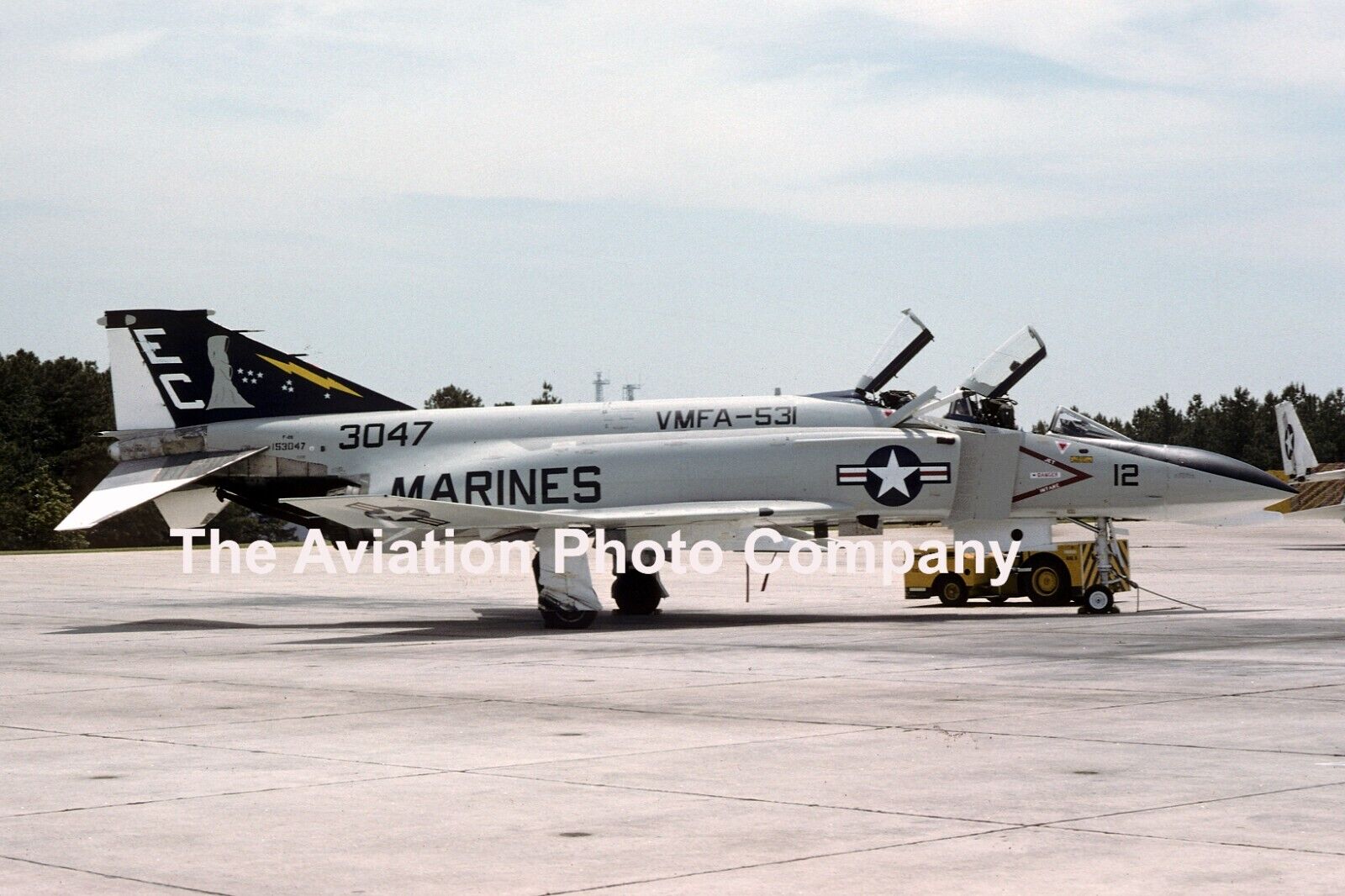 US Marines VMFA-531 McDonnell F-4N Phantom 153047/EC-12 (1975) Photograph