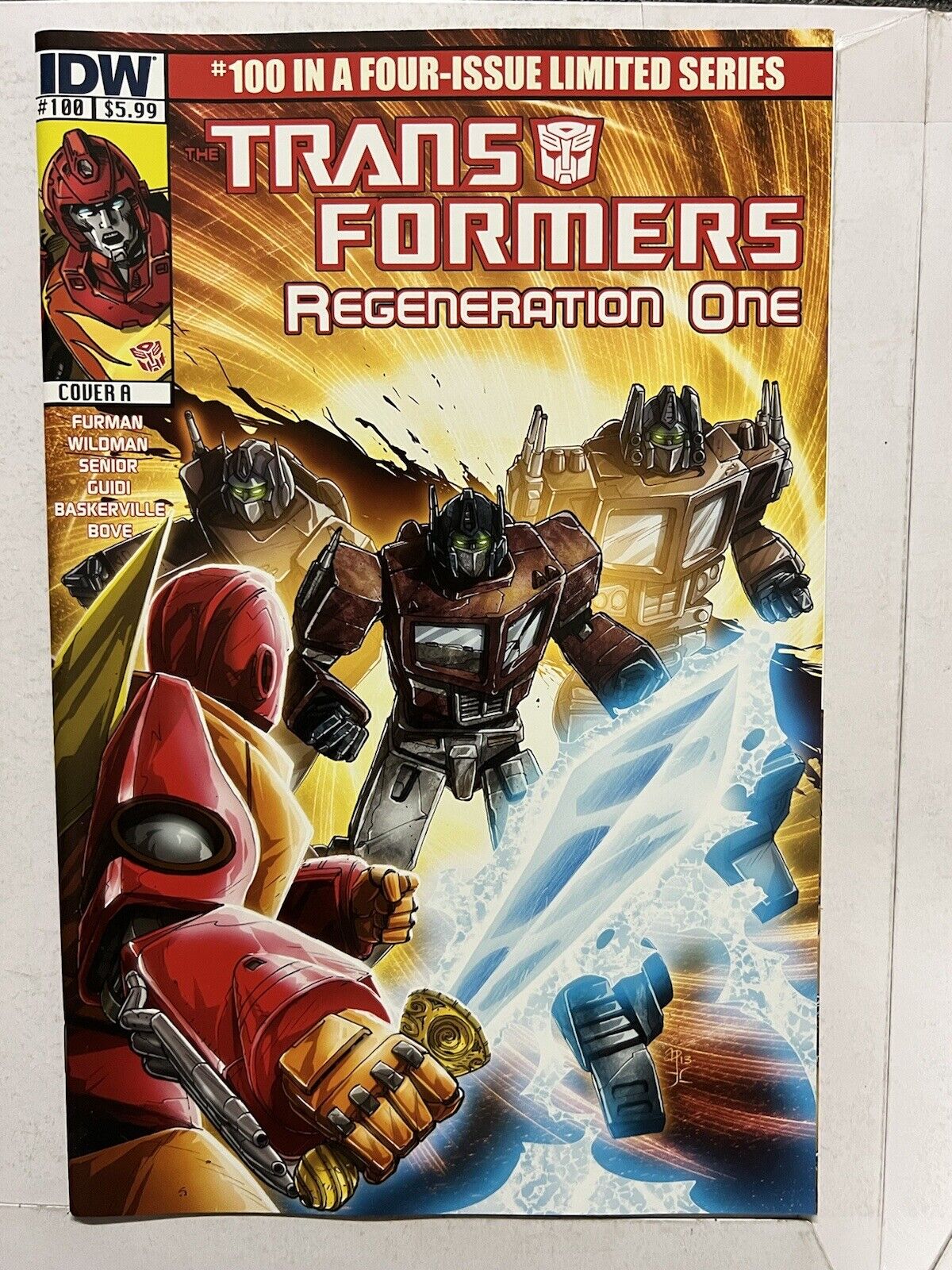 The Transformers: Regeneration One #100 Cover B (2014, IDW Comics) | combined sh