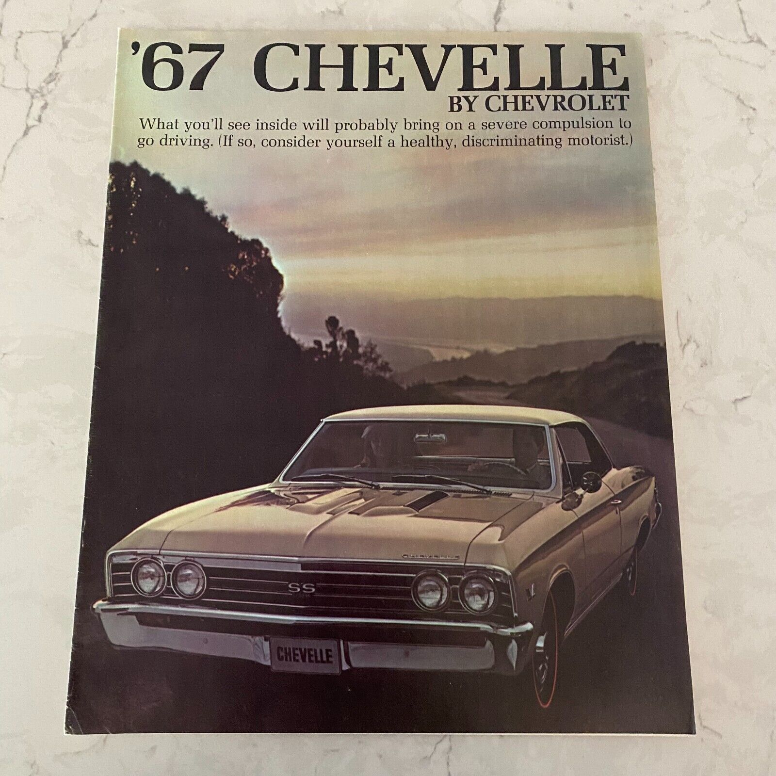 1967 Chevrolet Chevelle SS 396 Malibu Chevelle 300 Dealer Sales Brochure