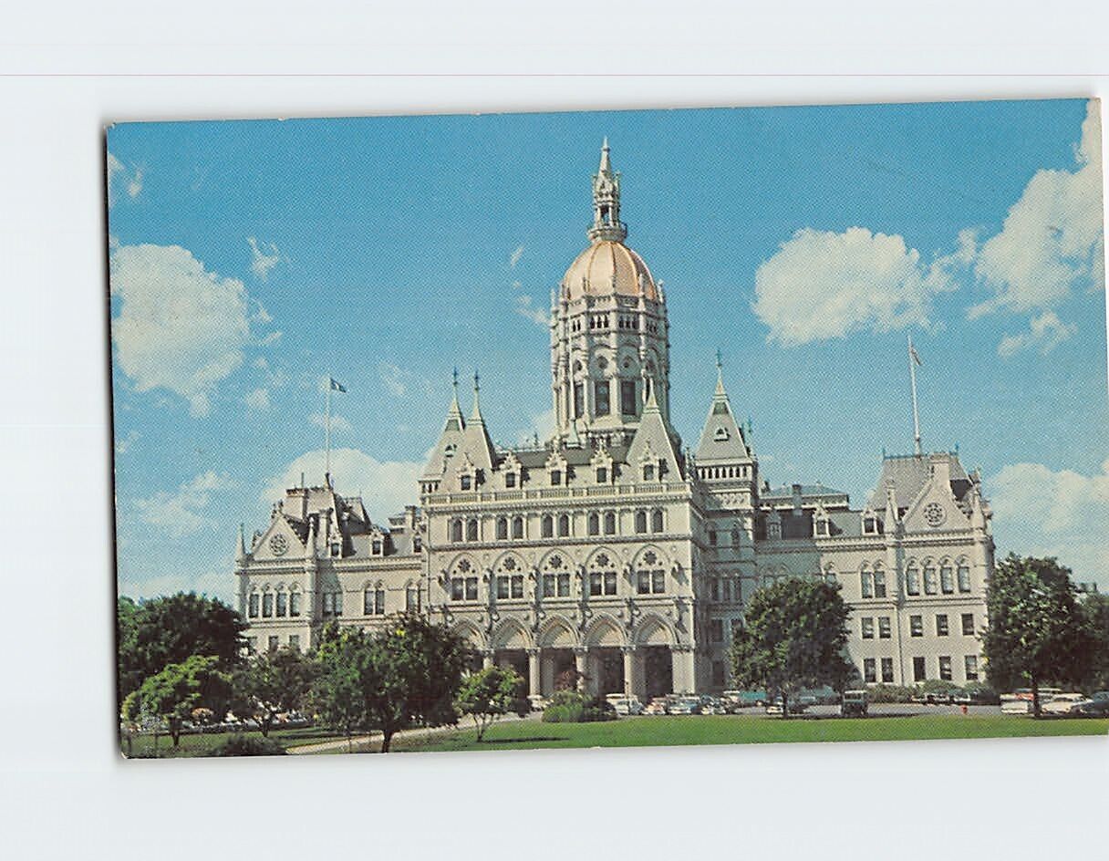 Postcard The State Capitol at Hartford Connecticut USA