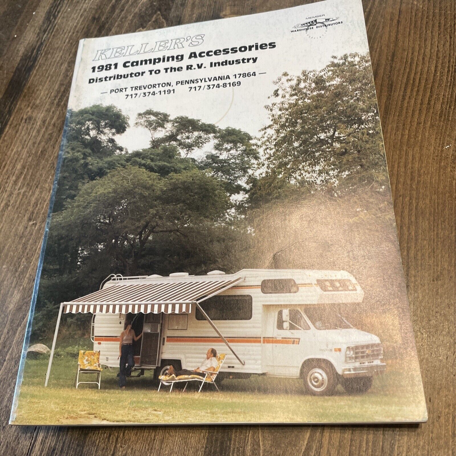 Keller RV camper CATALOG 1981 outdoors sales fashion travel trailer camping