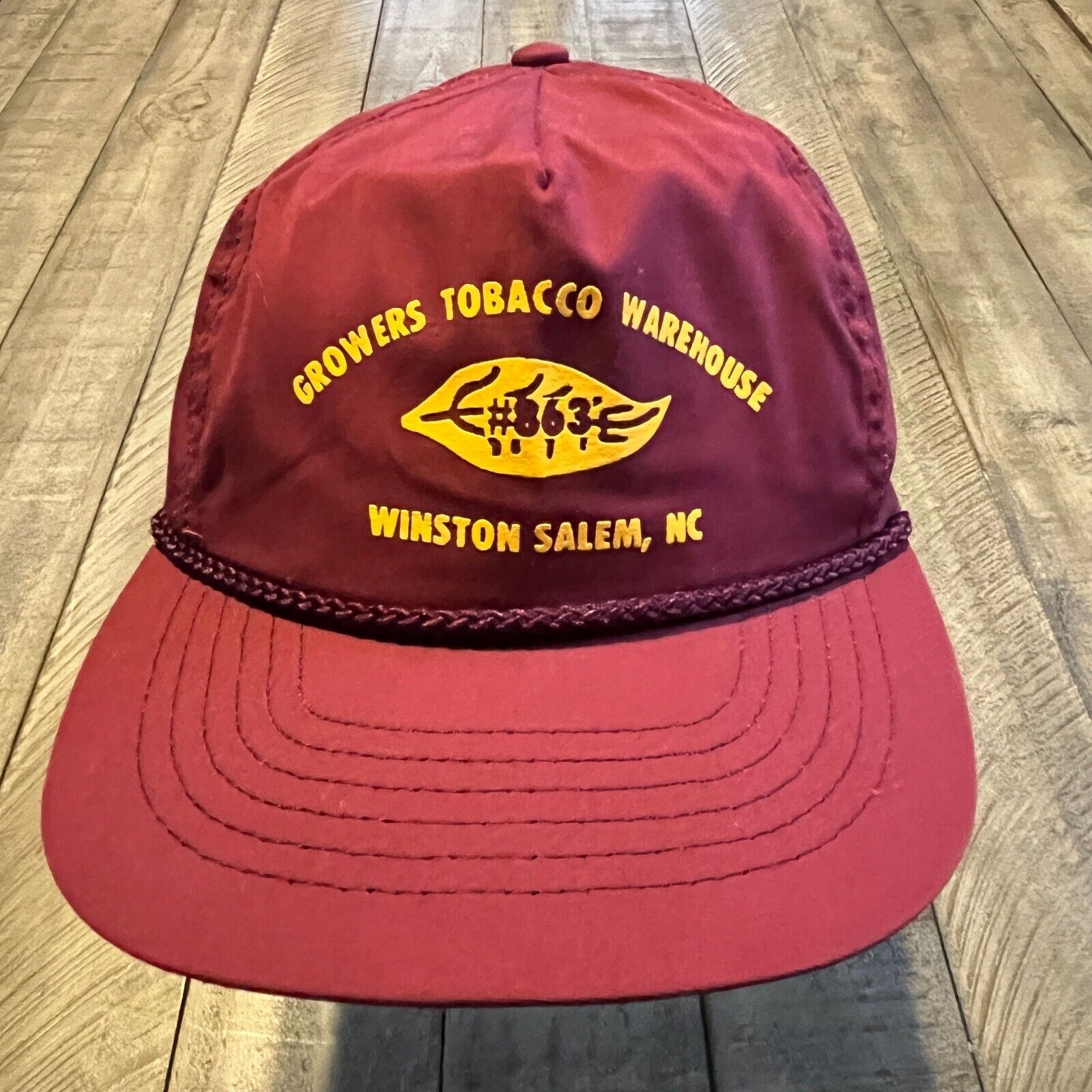 VTG Growers Tobacco Warehouse Local #863 Winston Salem, NC Trucker Cap