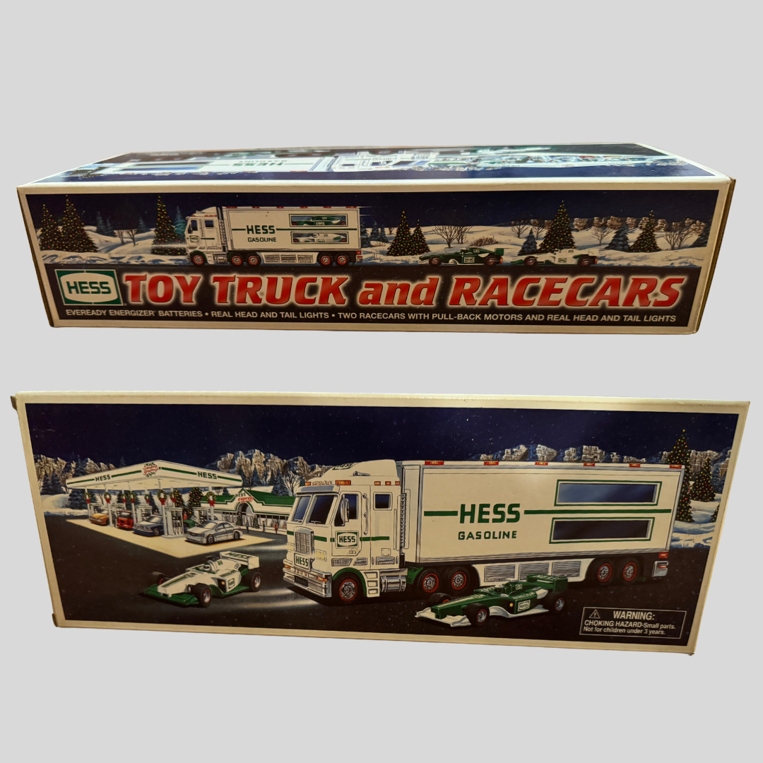 2003 Hess Toy Truck: Toy Truck and Racecars New in Box