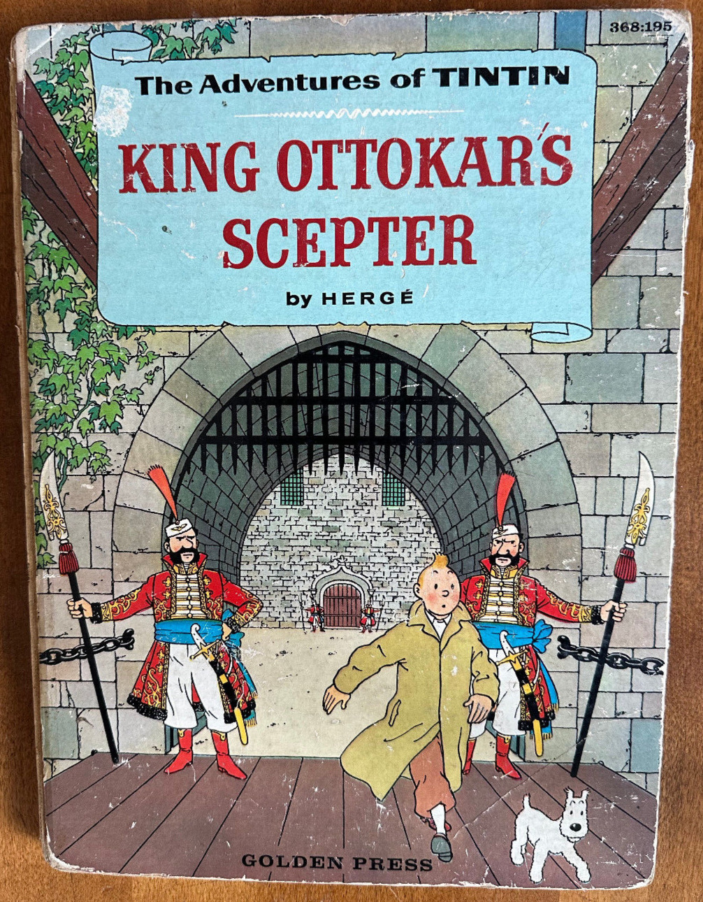 Hergé The Adventures of Tintin King Ottokar's Scepter 1st Golden Press 1959