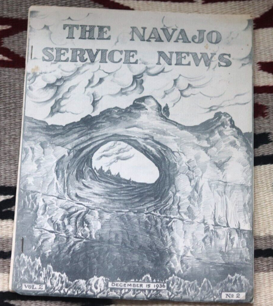 THE NAVAJO SERVICE NEWS magazine 1936 Vol 2 No 2 Ancestry Genealogy Peshlakai