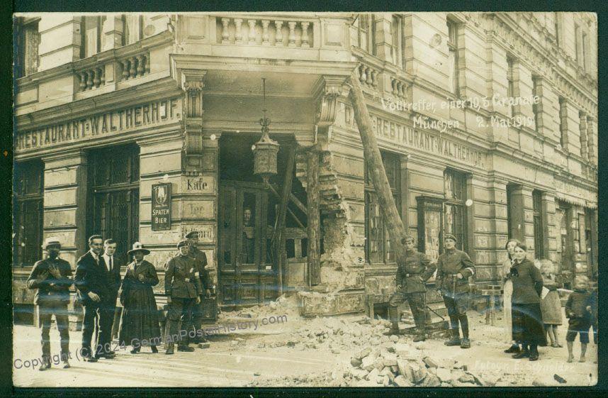 German Freikorps Munich Revolution 1919 RPPC 45169