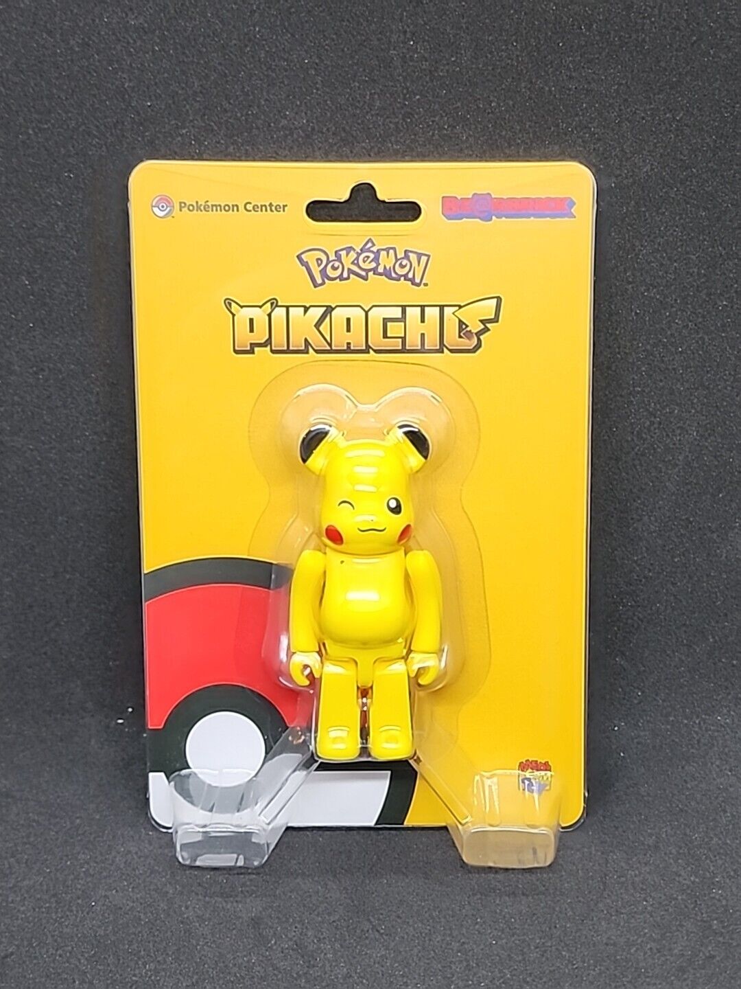 Pokemon Center Bearbrick Pikachu Figure NEW BE@RBRICK from MEDICOM 2.8 In
