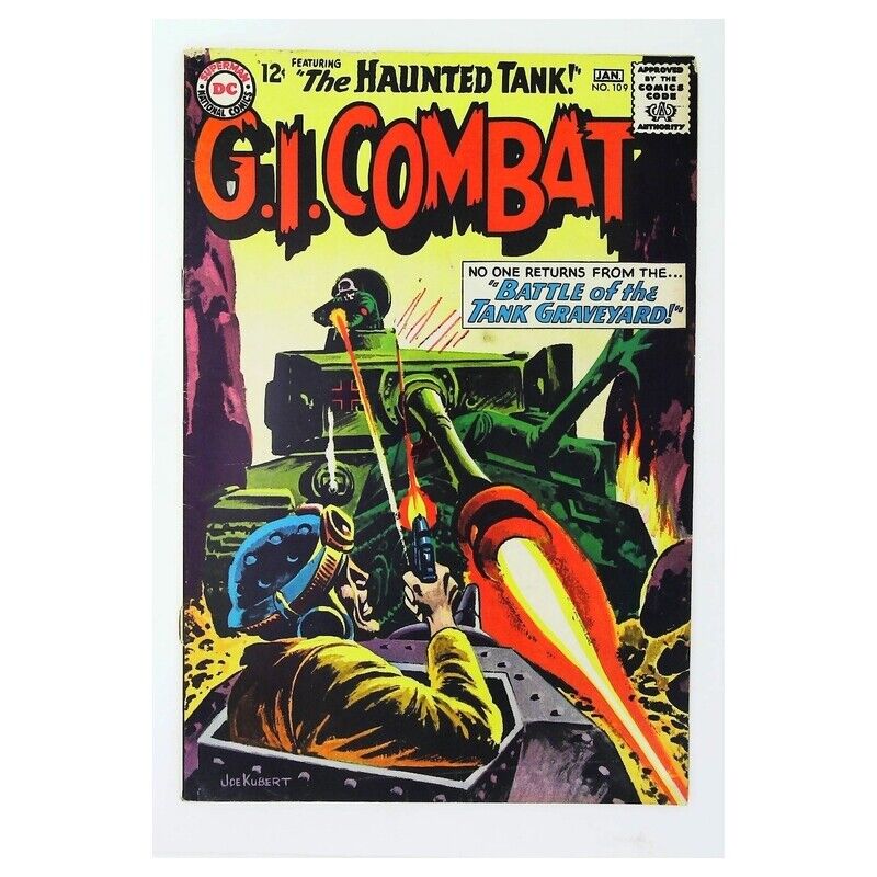 G.I. Combat #109 1957 series DC comics VG+ Full description below [r: