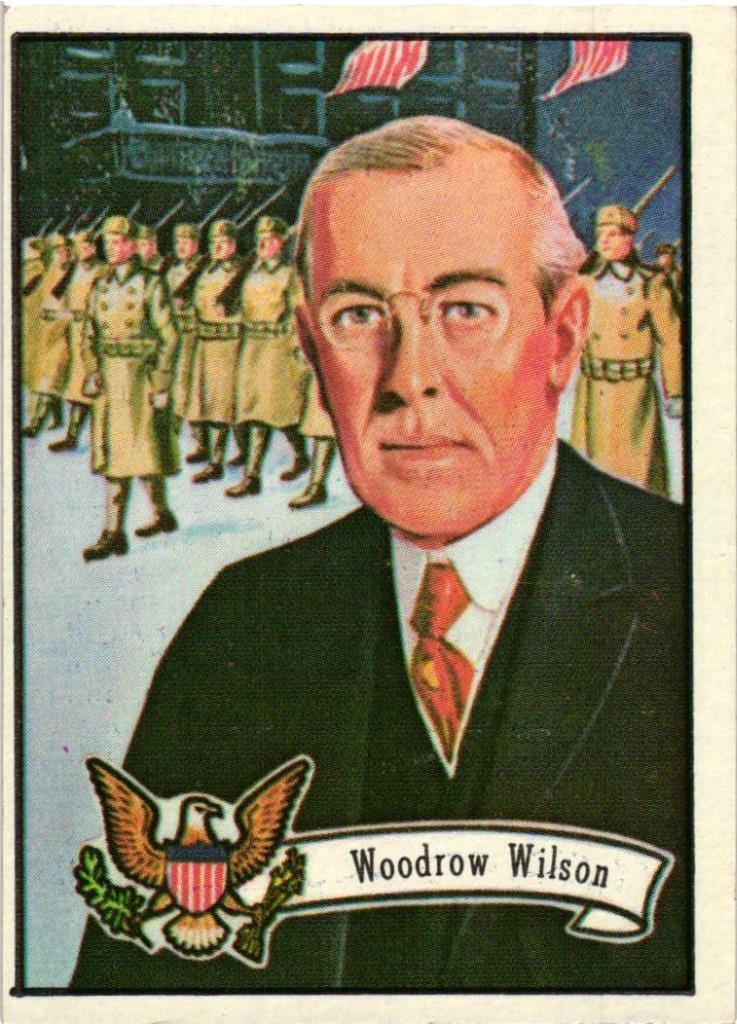 1972 Topps US Presidents - Woodrow Wilson (#27)  VG-EX