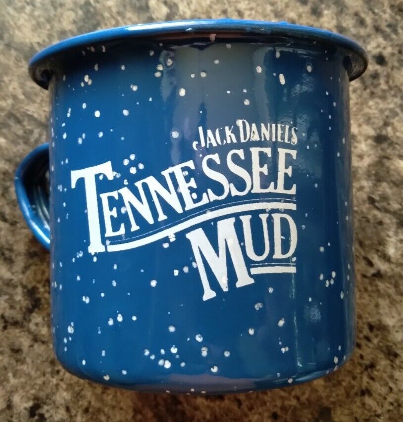 Jack Daniels Tennessee Mud blue coffee cup mug