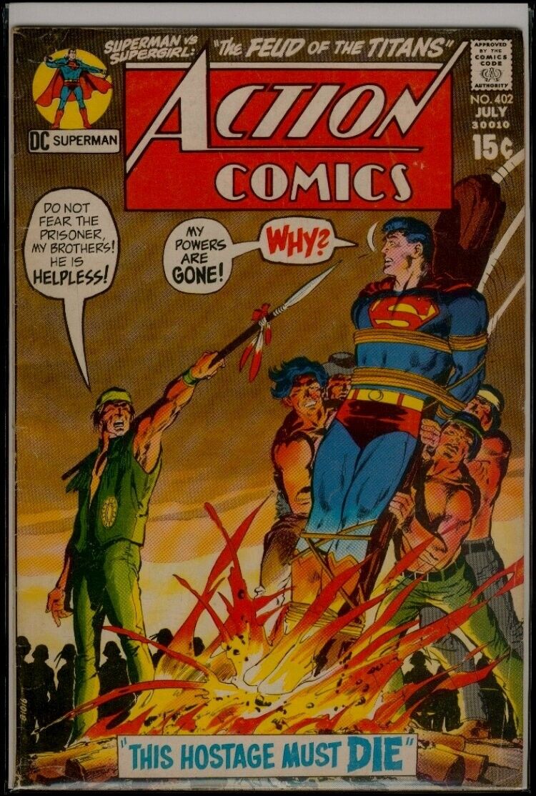 DC Comics ACTION Comics #402 SUPERMAN VG 4.0
