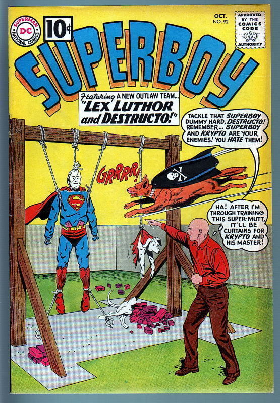 SUPERBOY #92 SCARCE 1961 Last 10 cent Issue