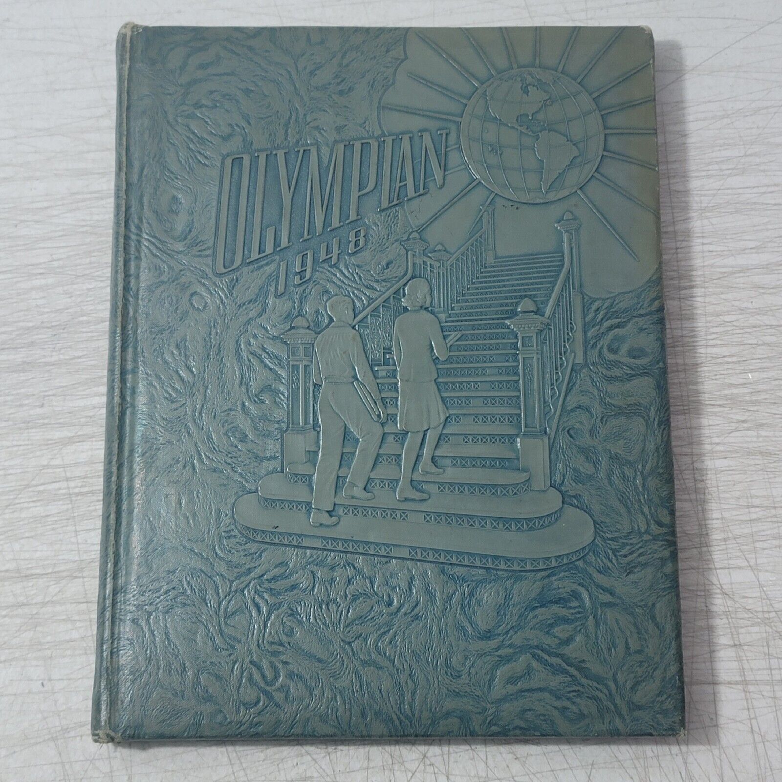 Vintage 1984 The Olympian Spartanburg Junior College Yearbook Embossed Cover