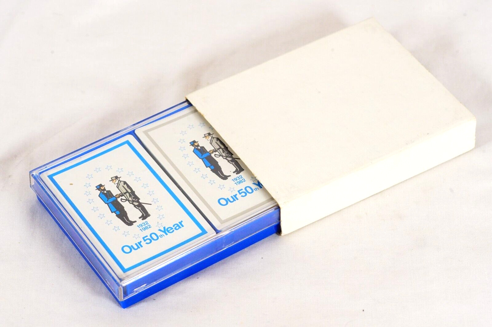 The Mason & Dixon Lines 50th Anniversary Readislip Dual Deck Playing Cards