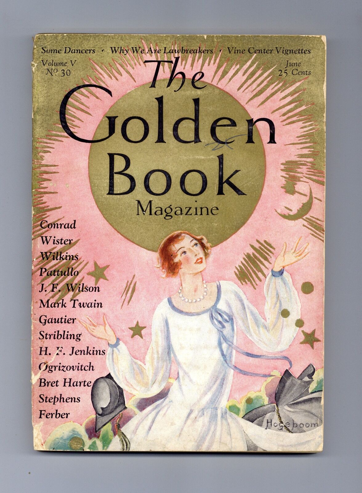 Golden Book Magazine Jun 1927 Vol. 5 #30 GD Low Grade