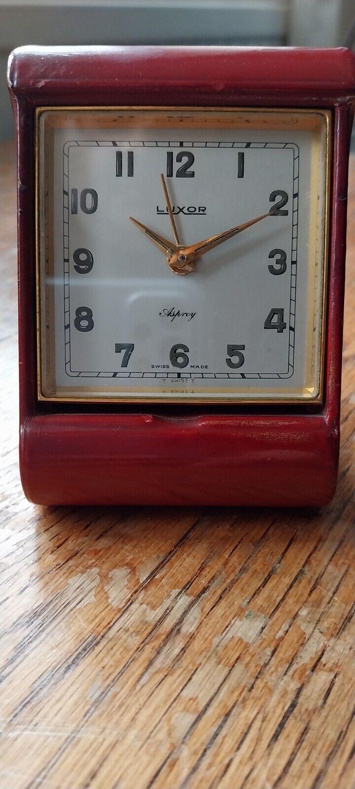 Luxor 8-day ByAsprey Folding Alarm Clock IN Need Of Some Attention GoodCONDITION