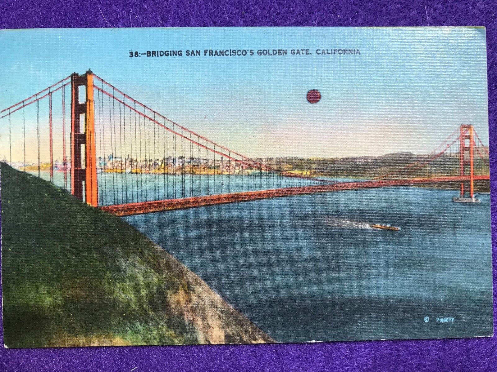 Vintage Postcard 1948 Golden Gate Bridge San Francisco (CA)