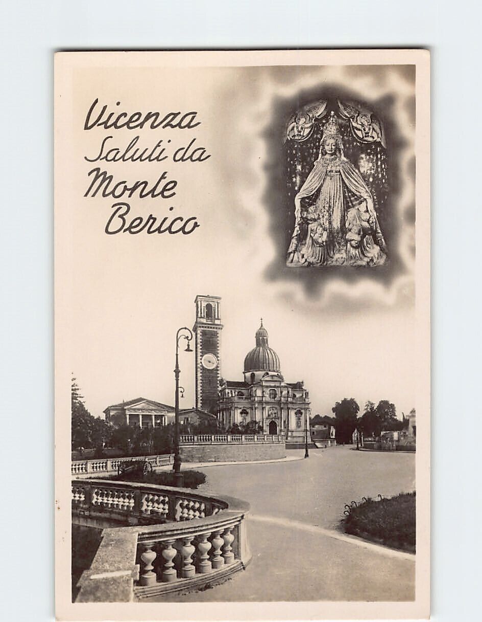 Postcard Vicenza Saluti da Monte Berico, Vicenza, Italy