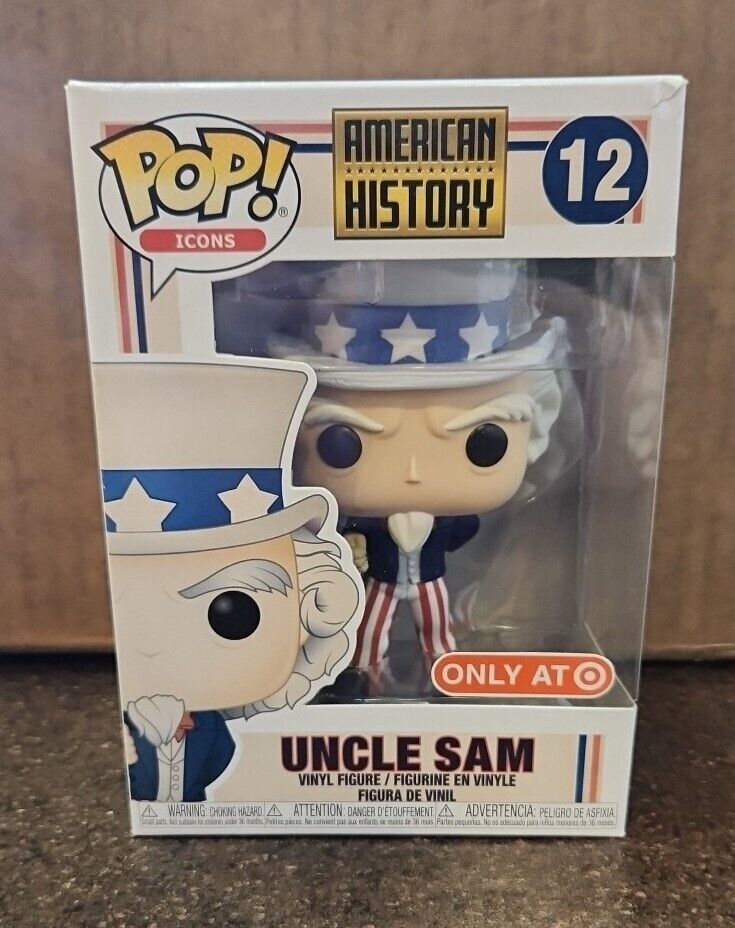 Funko POP Icons: Uncle Sam #12 - Target Exclusive - American History Vinyl Fig
