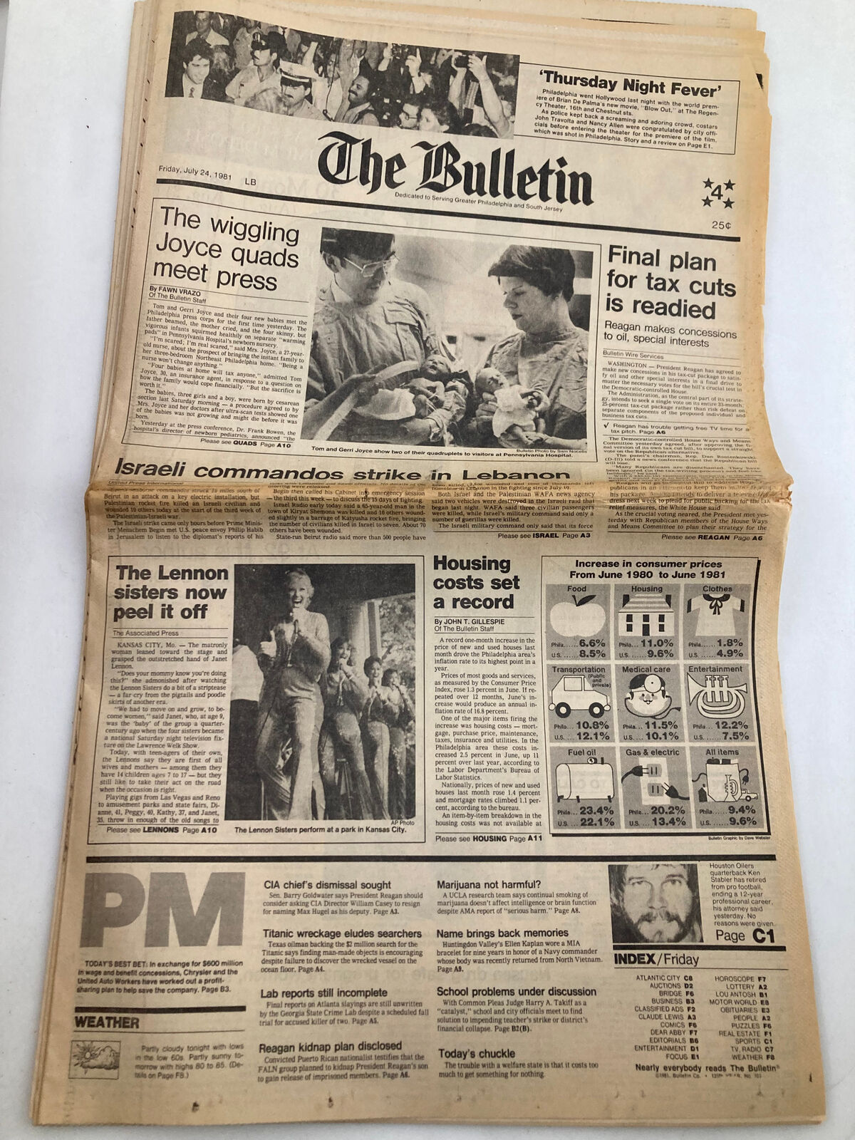 The Bulletin Newspaper July 24 1981 The Wiggling Joyce Quads Meets Press