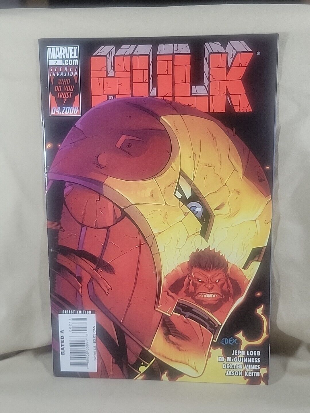 Hulk (2008) # 2 - 1st A-Bomb (Rick Jones), 1st Red Hulk in story