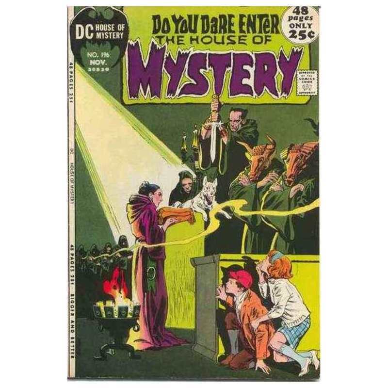 House of Mystery #196 1951 series DC comics VG+ Full description below [h&