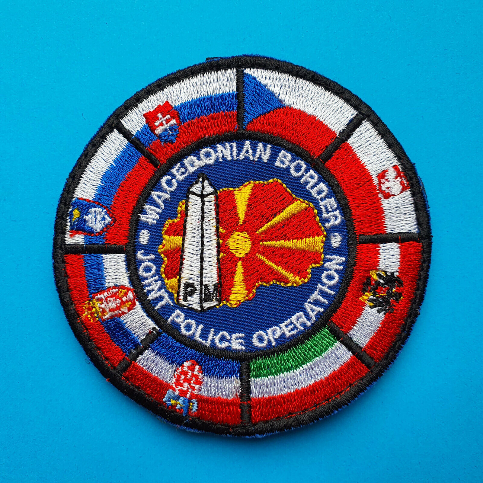Joint Police Operation Macedonian Border Patch - Austria Hungary Poland Serbia