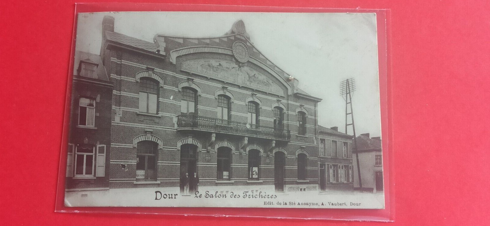 CPA - Belgium - Dour - Le Salon des Trichères 1913