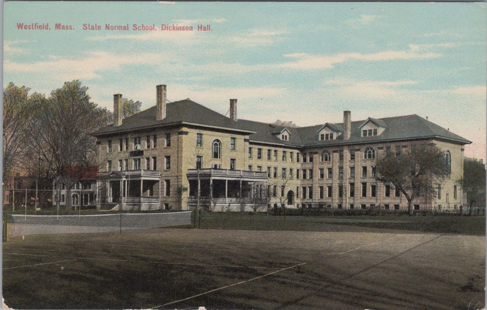 State Normal School, Dickinson Hall, Westfield Massachusetts Unposted Postcard