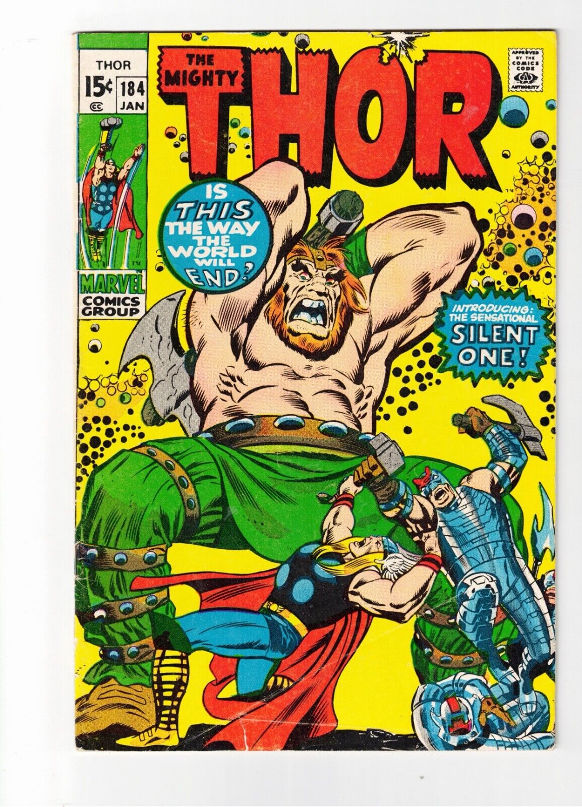 The Mighty Thor # 184 1970 Marvel Comics