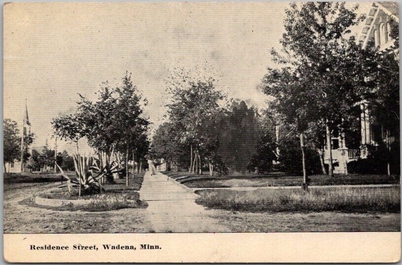 Vintage WADENA, Minnesota Postcard 
