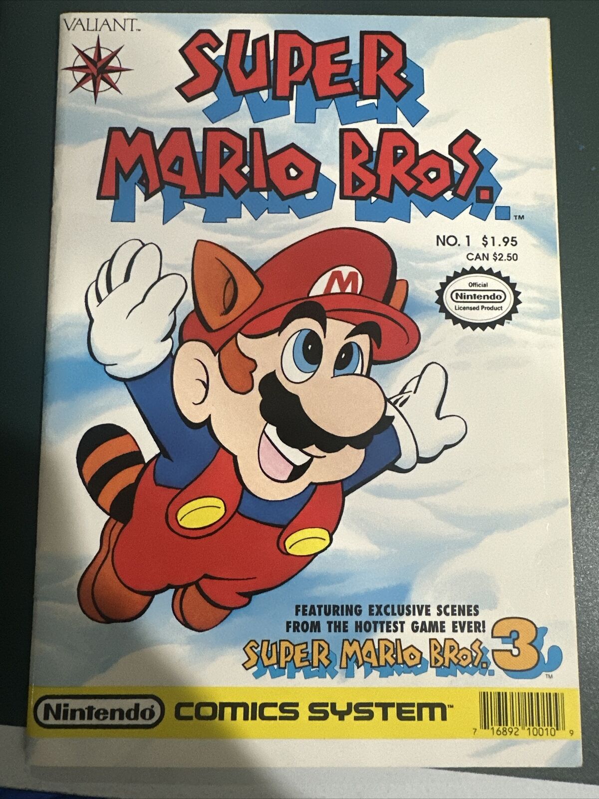 Super Mario Bros. #1 (1990, 1st ed.) Valiant Comic Book Nintendo Comics System