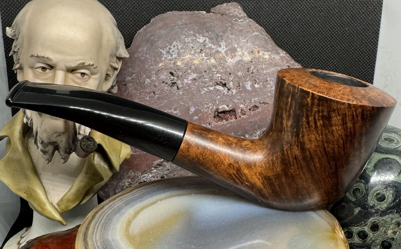 •NEW• Unsmoked DON VITO Sitting Billiard Fine Briar Pipe By Manelli from Italy