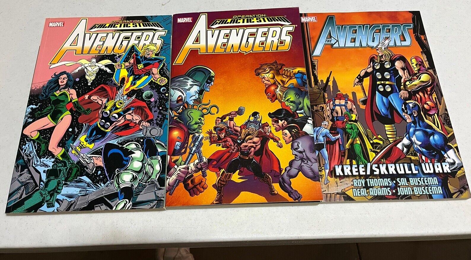 Avengers Operation Galactic Storm Vol 1 and 2. Kree Skrull War Tpb