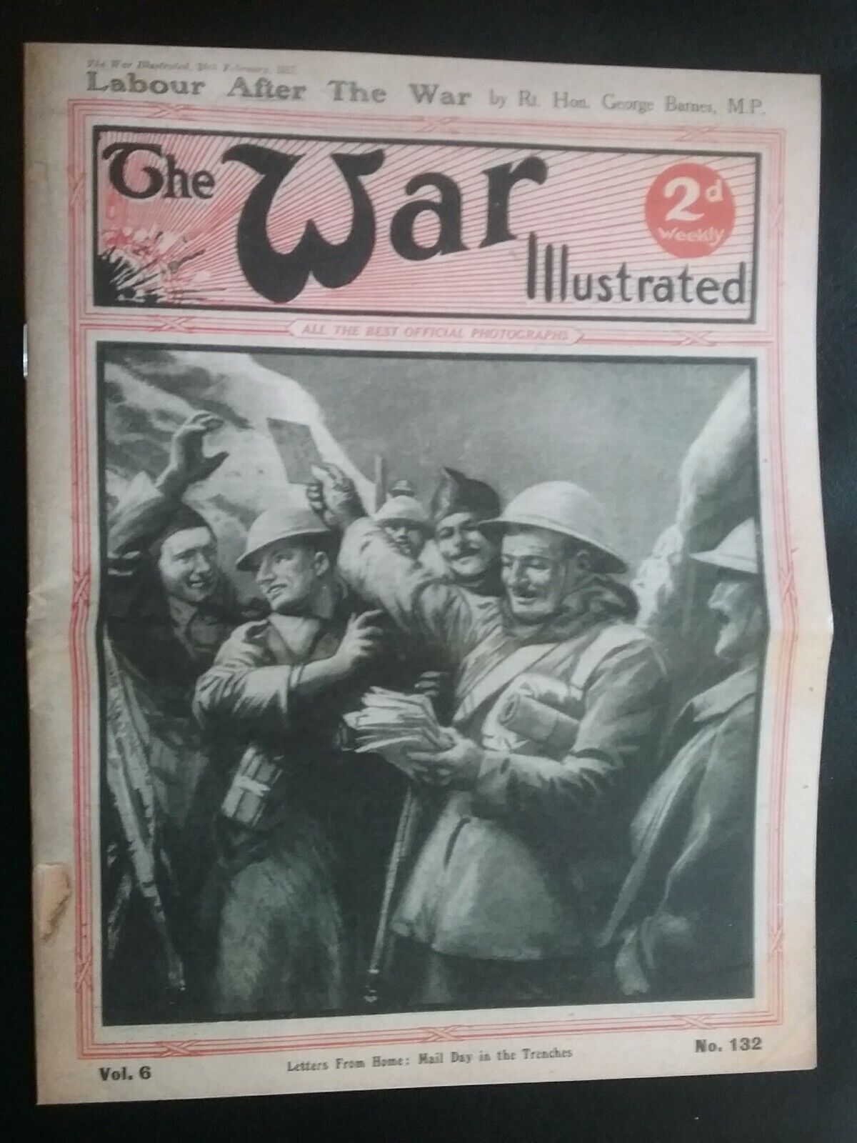 1917 WW I , THE WAR ILLUSTRATED , 16 PAGES OF PHOTO'S & FEATURES OF LIFE & DEATH