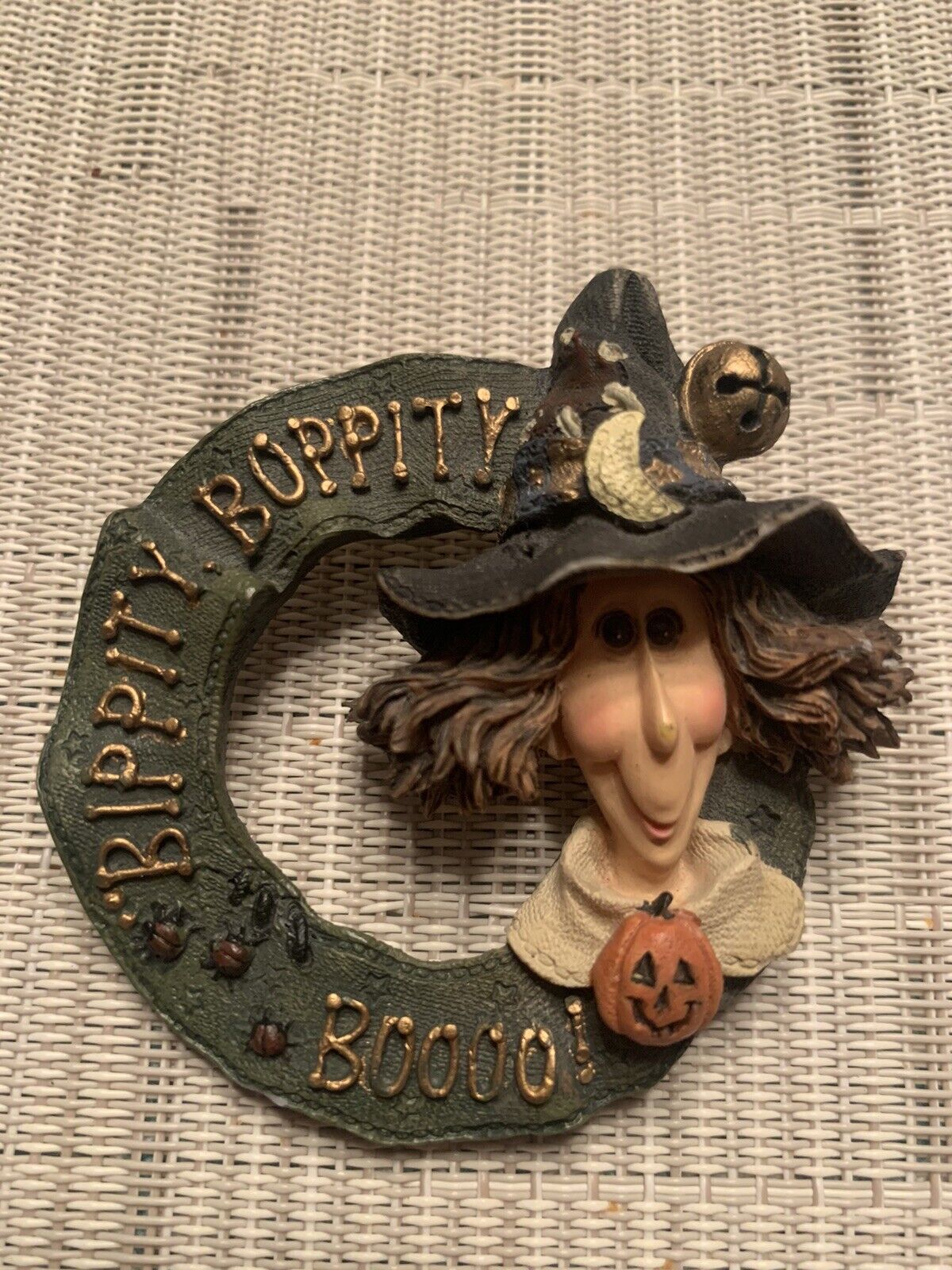 Vintage Boyds Bear Brooch Pin Halloween Witch Bippity Boppity Boo 