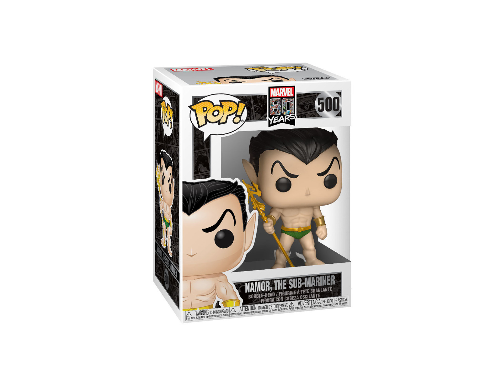 Funko POP Marvel 80th - First Appearance - Namor #500 with Soft Protector (B23)