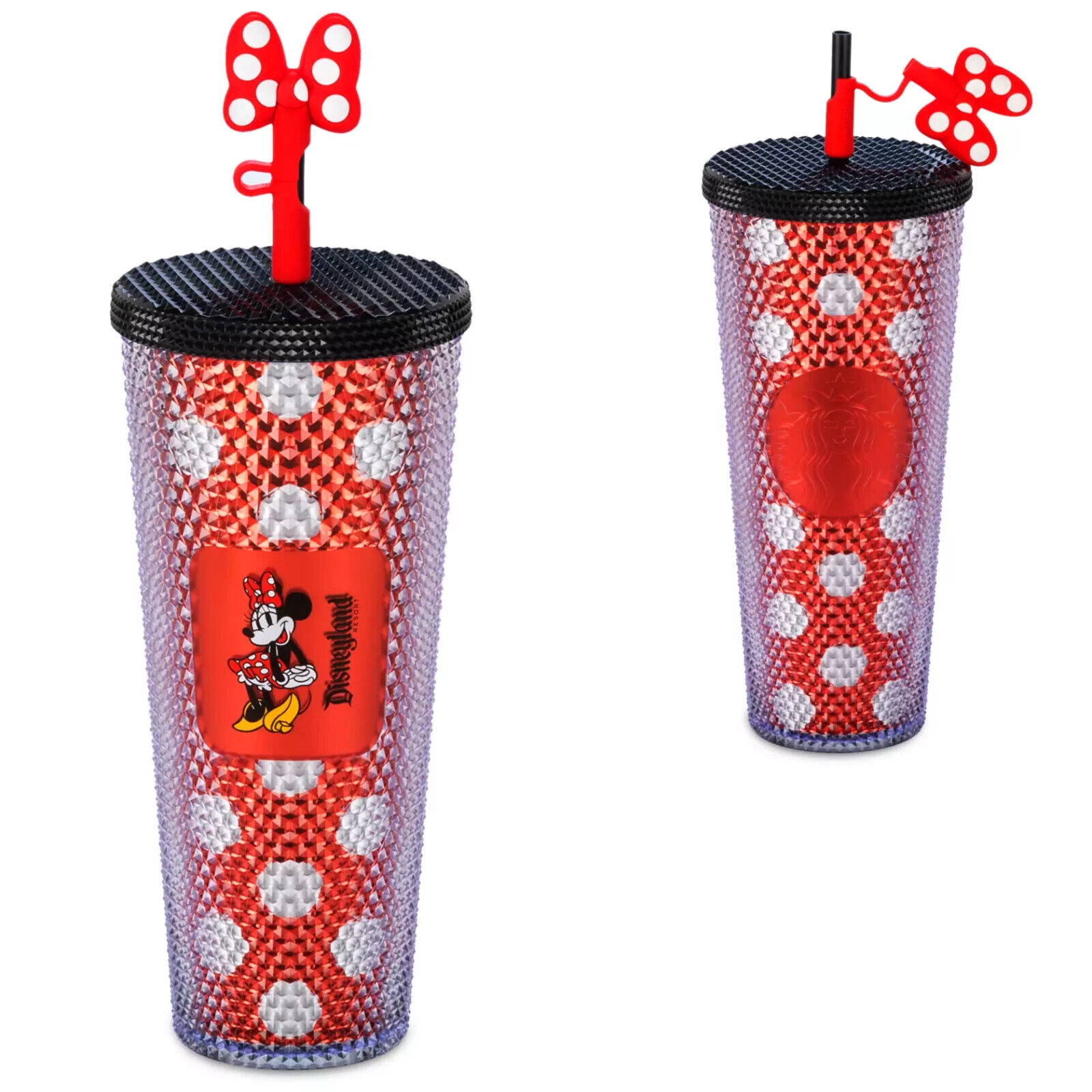 Disney Parks 2024 Minnie Mouse Rock The Dots Tumbler Starbucks Cup-NEW SHIP FAST